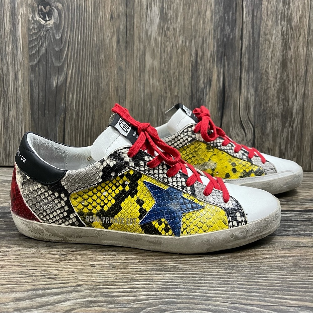 Golden Goose Superstar Sneakers Snake Patchwork - Picture 6 of 11